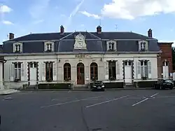 The town hall in Pierry