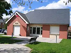 The town hall in Rouville
