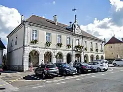 The town hall in Sancey