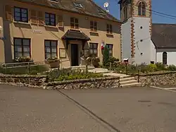 The town hall in Vœllerdingen