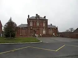 Combined village hall and schoolhouse