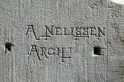 The architect's signature
