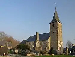 The church in Maisoncelles-sur-Ajon