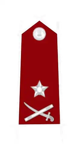 Insignia of Major General MNS