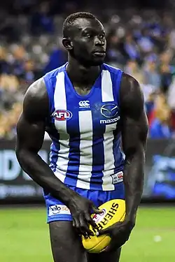 Majak Daw with North Melbourne in 2018