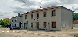 The town hall in Malaincourt
