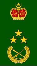 Leftenan jeneral[36] (Malaysian Army)