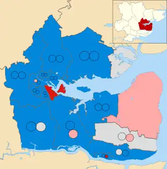 2003 results map