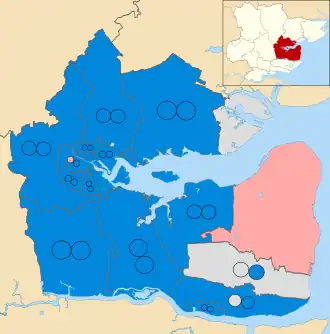 2007 results map