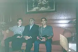 Morteza Sepahvand (far right)