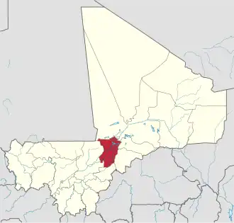 Location within Mali