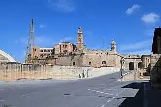 St. Michael Bastion (the site of the clock tower was originally Fort Saint Michael)