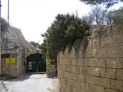 Gatehouse and approach ramp