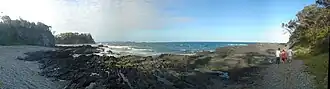 Panorama taken at Malua Bay.