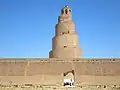 Minaret and mosque wall