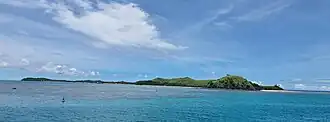 Mana Island pictured in 2026.