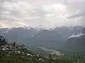 Mountain ranges in Manali