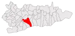 Location in Călărași County