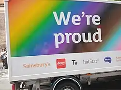 Manchester Pride 2025 Sainsbury's