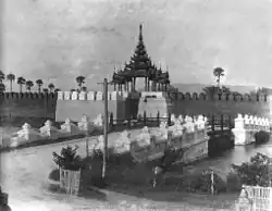 Mandalay Palace entrance