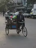 Mandalay rickshaw peddler