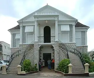 Manchester Parish Court in Mandeville