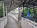 Connection skybridge to the railway station