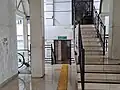 Access ramp from the bus terminal