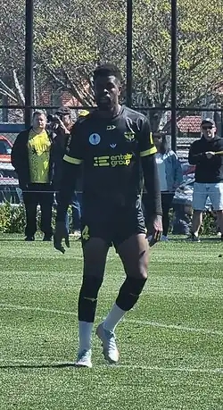 James playing for the Wellington Phoenix in 2025.