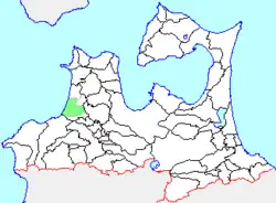 Location of Kizukuri in Aomori Prefecture