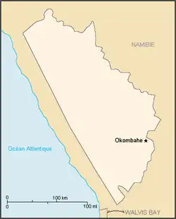Map of the Bantustan