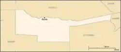 Map of the Bantustan