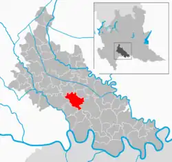 Location of Brembio