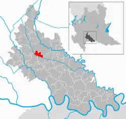 Location of Cornegliano Laudense