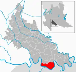Location of San Rocco al Porto