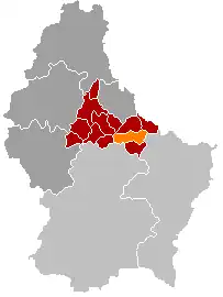 Location of Ermsdorf