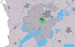 Location in the former Wymbritseradiel municipality