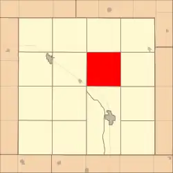 Location in Cuming County