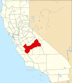 Location in the state of California