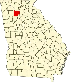 Location in Georgia