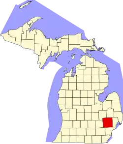 Oakland County map