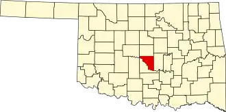 Cleveland County map