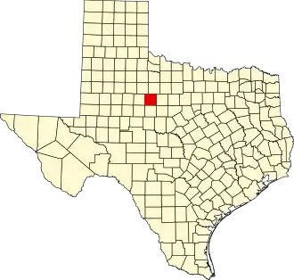 State map highlighting Jones County
