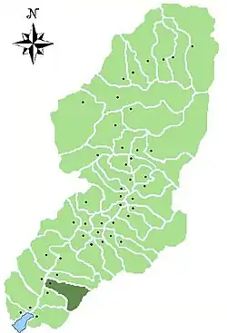 Location of Artogne