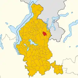 Location of Bisuschio