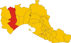 Location in Taranto Province