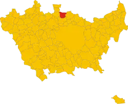 Location of Senago