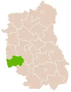 Location within the voivodeship