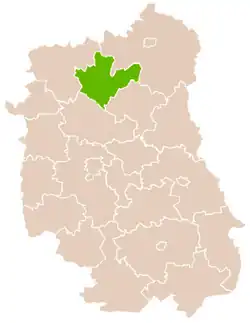Location within the voivodeship