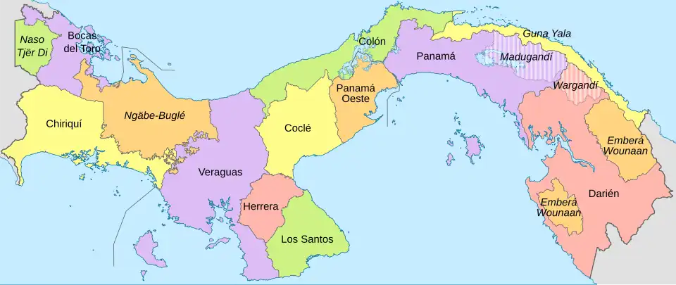 Image 6A map of Panama